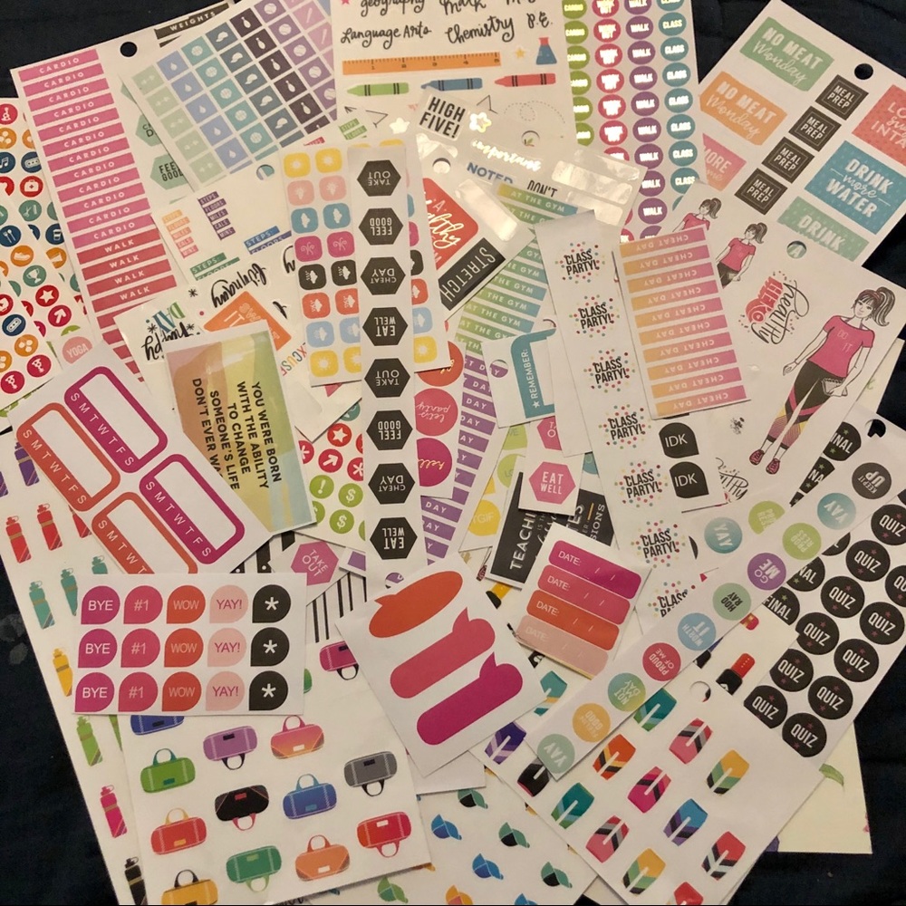 Happy Planner Sticker Lot